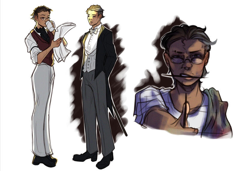 Dante's Early Sketches