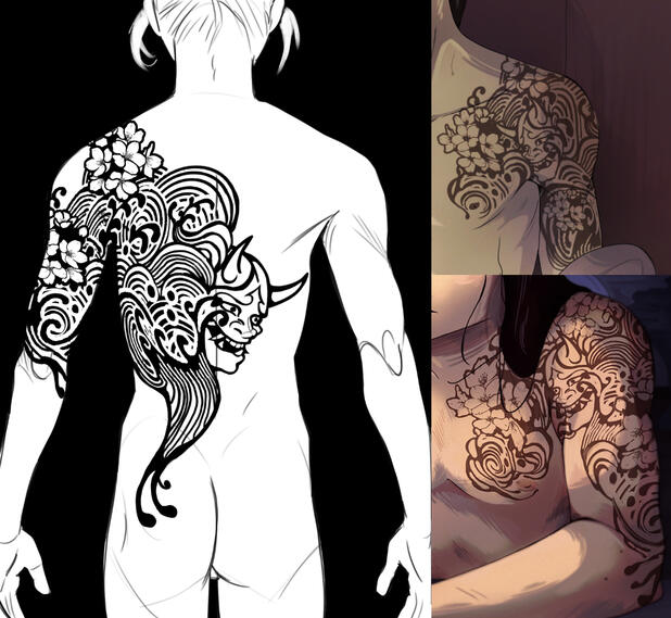 Akihiko's Tattoo