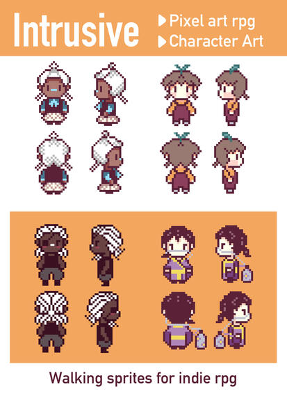 Intrusive Character Sprites